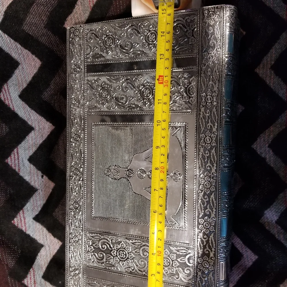 Gorgeous Large Aluminum Buddha Jewelry box